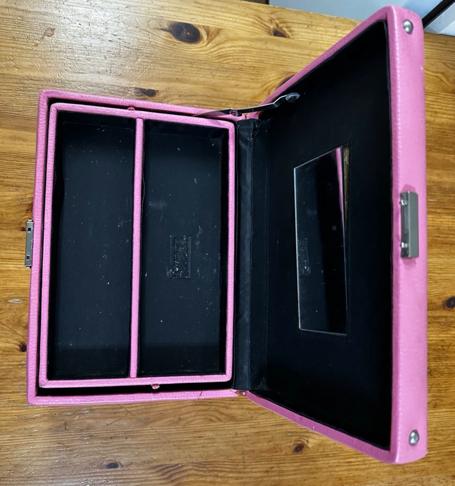 Sephora Profesional Maquillaje Cosmético Viaje Mango Estuche Organizador Divisor Rosa Foto 4 de 4