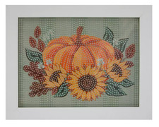 FRAMED DIAMOND DOT ART KITS - HOBBY LOBBY- Pumpkins & Sunflowers