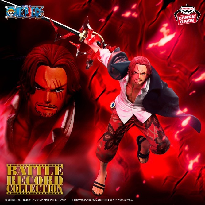 Figurine One Piece Shanks Banpresto statuette fidèle sans défaut de peinture pour vitrine