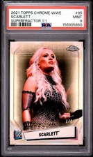 Marketplace image: Scarlett 2021 Topps Chrome WWE SUPERFRACTOR 1/1 PSA 9 MINT #95 True 1 OF 1