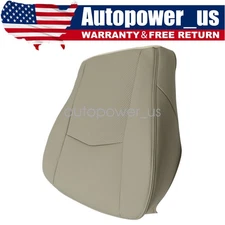 Driver Bottom Replacement PERF Leather Seat Cover Tan For 04-09 Cadillac SRX