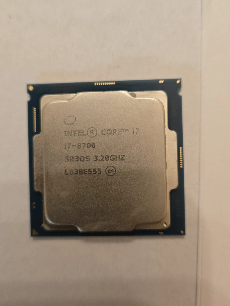Intel Intel Core i7-8700 Processor Model Computer Processors LGA