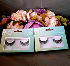 #6long false False Eyelashes full volume with Glue X 2xsets Brand New In Box