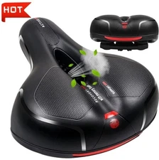 Extra Wide Big Bum Bike Bicycle Saddle Seat Gel Cushion Sporty Soft Comfort Pad