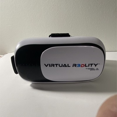 Gabba Goods Virtual R3DLITY Smartphone VR Headset Black White Plastic