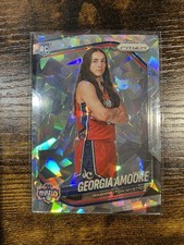 2025 Panini Prizm WNBA #103 Georgia Amoore Cracked Ice Rookie RC Mystics a1