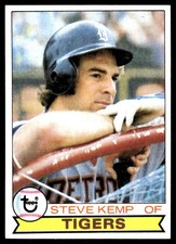 Steve Kemp 1979 Topps #196 Detroit Tigers MLB READ FREE SHIPPING AutographDen