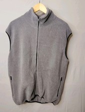 Vintage Kenyon Polartec Fleece Vest Mens XL Gray Full Zip Made In USA 90s