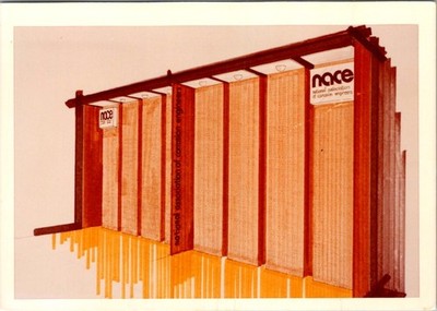 ''NACE Corrosion Engineers ICSC Trade Show Booth 1970s Architectural Rendering''