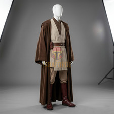 Obi-Wan Kenobi Cosplay Costume Jedi Master Outfit Jedi Starwar Cosplay