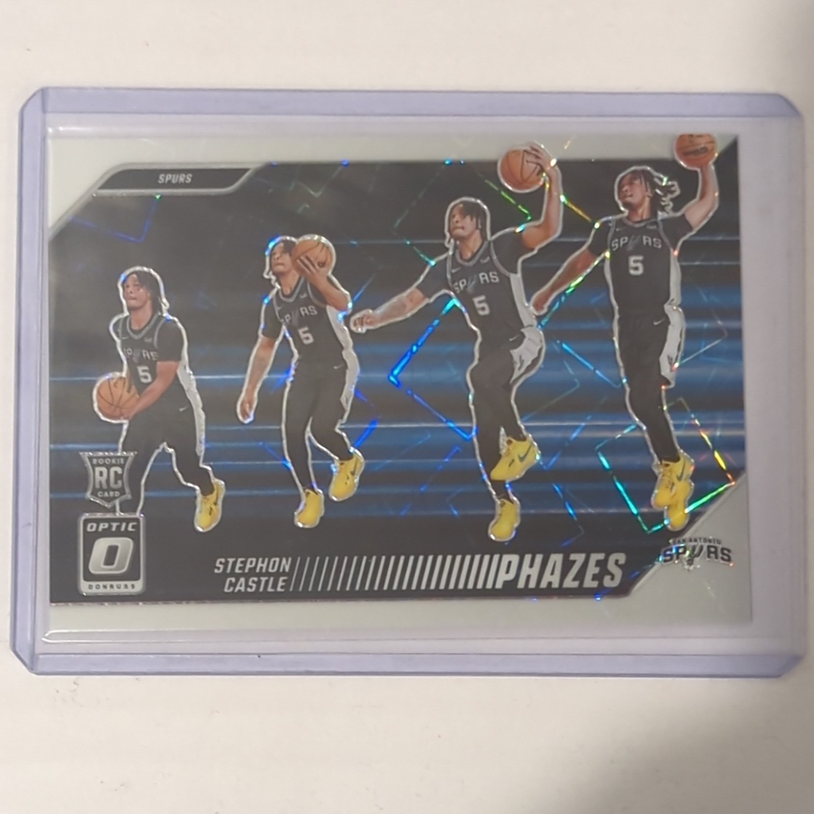 2024-25 Donruss Optic NBA Stephon Castle Phazes SSP Case Hit