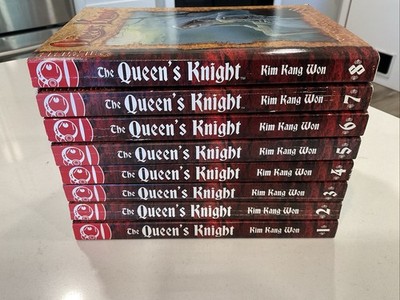 The Queen's Knight Books 1 - 8 Kim Kang Won Preowned Great Condition