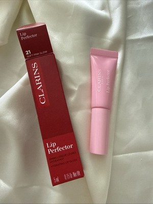 1 x CLARINS Lip Perfector N/A Lipgloss 21 Soft Pink Glow 5 ml NEU u. OVP