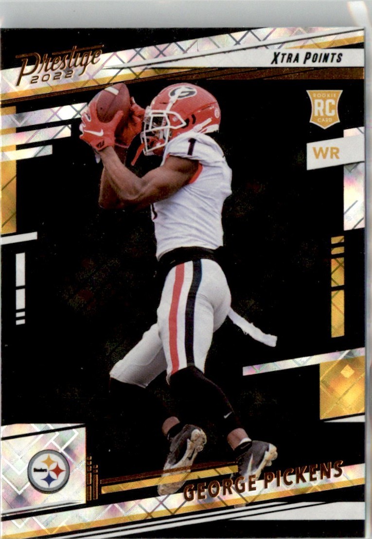 2022 Panini Prestige Xtra Points George Pickens RC Pittsburgh Steelers #323