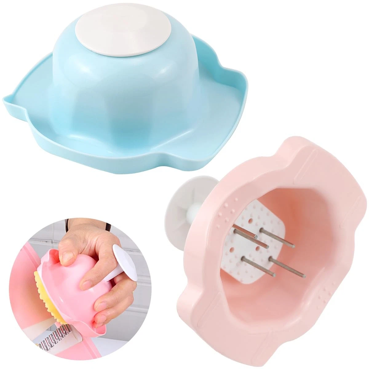 DOERDO 2Pcs Food Safety Holder for Mandolin Slicer Food Slicer Cutter Finger ...
