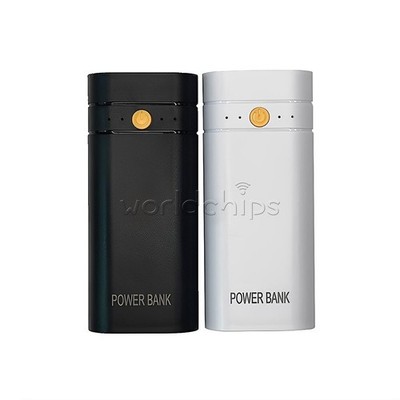 5V 2A USB   Power Bank Case Kits Fast Charging For 2*18650 Storage Box New #pq