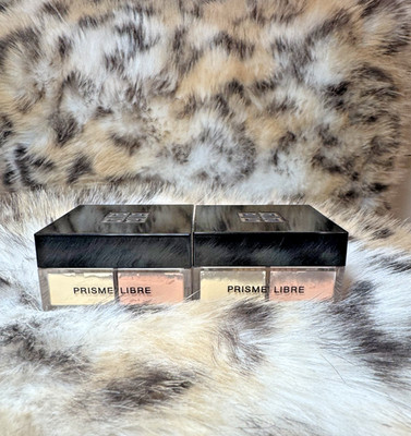 Two (2) Givenchy Mini Prisme Libre Powder 05 Popeline Mimosa | Brand New, No Box