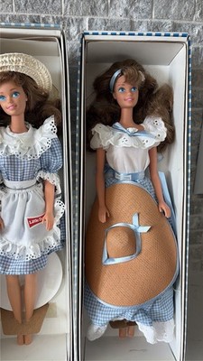 Barbie Little Debbie Collector's Edition Puppen Serie I & II blau weiß Werbung 