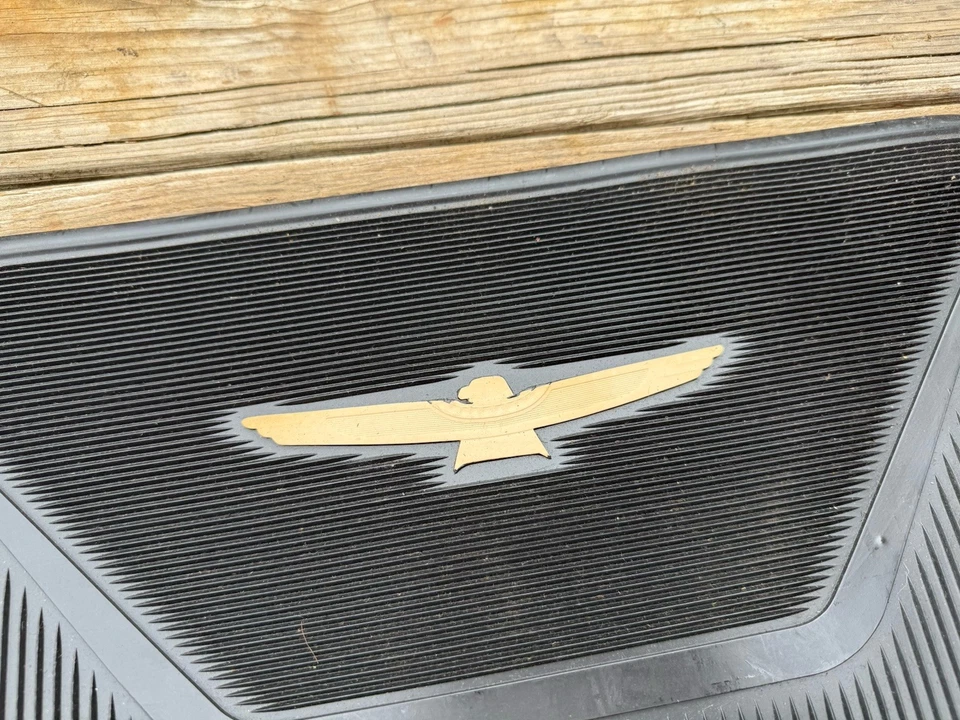 NOS 1961 1962 1963 Ford Thunderbird Rear Rubber Floor Mat Black - Image 3 of 4