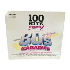 Various Artists - 100 Hits Presents: 80's Karaoke - Various Artists 5 Disc CD G