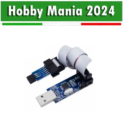 Atmel AVR ISP Programmatore USBASP per Arduino 5V/3.3V con Cavo IDC | eBay
