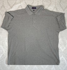 Vintage King Louie America Mens Polo Shirt Union Made In USA Cotton Gray 3XL