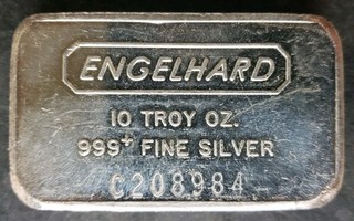 Engelhard 10oz Silver Bar