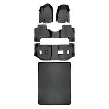 SMARTLINER A0136/B0166/C0166/D0159 3 Row Floor Mats w/Behind 2nd Row Cargo Liner