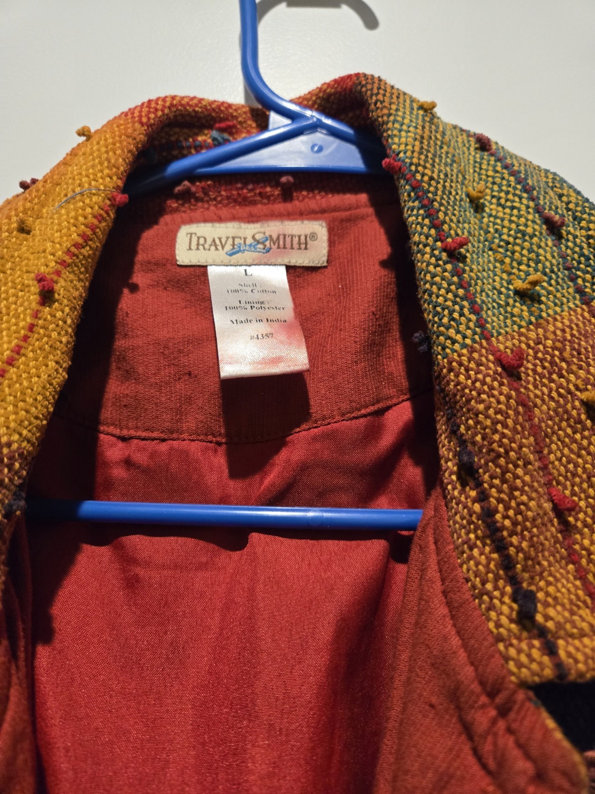 Travel Smith Ladies Patchwork Multi-colored Ladie… - image 2