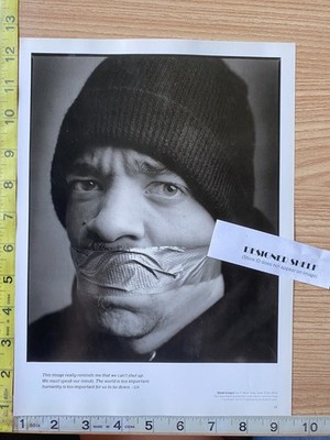 Ice T New York Duct Tape On Mouth Scene 1993 Book Photograph