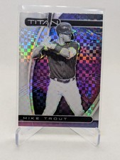 2021 PANINI CHRONICLES TITAN MIKE TROUT BUILDING BLOCKS PRIZM # 16