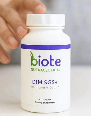Biote DIM SGS Plus Hormone and Detox Support 60 Capsules New Sealed fast shipp.