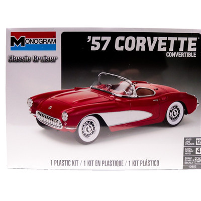 Revell Monogram 1957 Corvette Convertible 1:24 Scale Model Car Kit