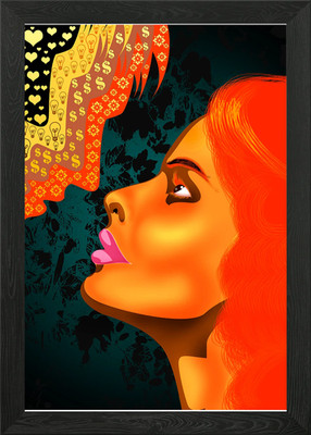 The Woman Desire Gerahmtes Wandbild Poster Leinwanddruck Bild