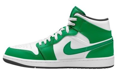 AIR JORDAN 1 HIGH G 9.5 ホワイト/グリーン Size 9.5 - Air Jordan 1 Mid Lucky Green for sale online | eBay