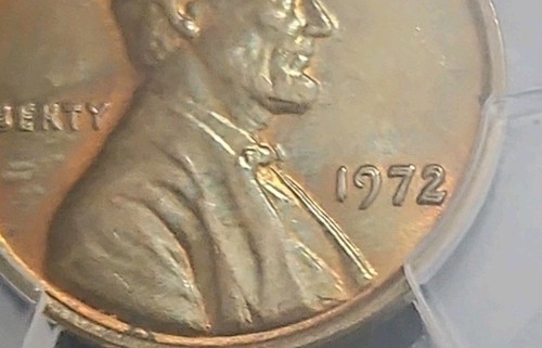 1972 Doubled Die Obverse Lincoln Memorial Cent PCGS MS 64 BN - Picture 4 of 6