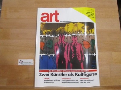 art - Das Kunstmagazin Nr. 6 Juni 1986 Gilbert & Gilbert Zwei Künstler als Kultf