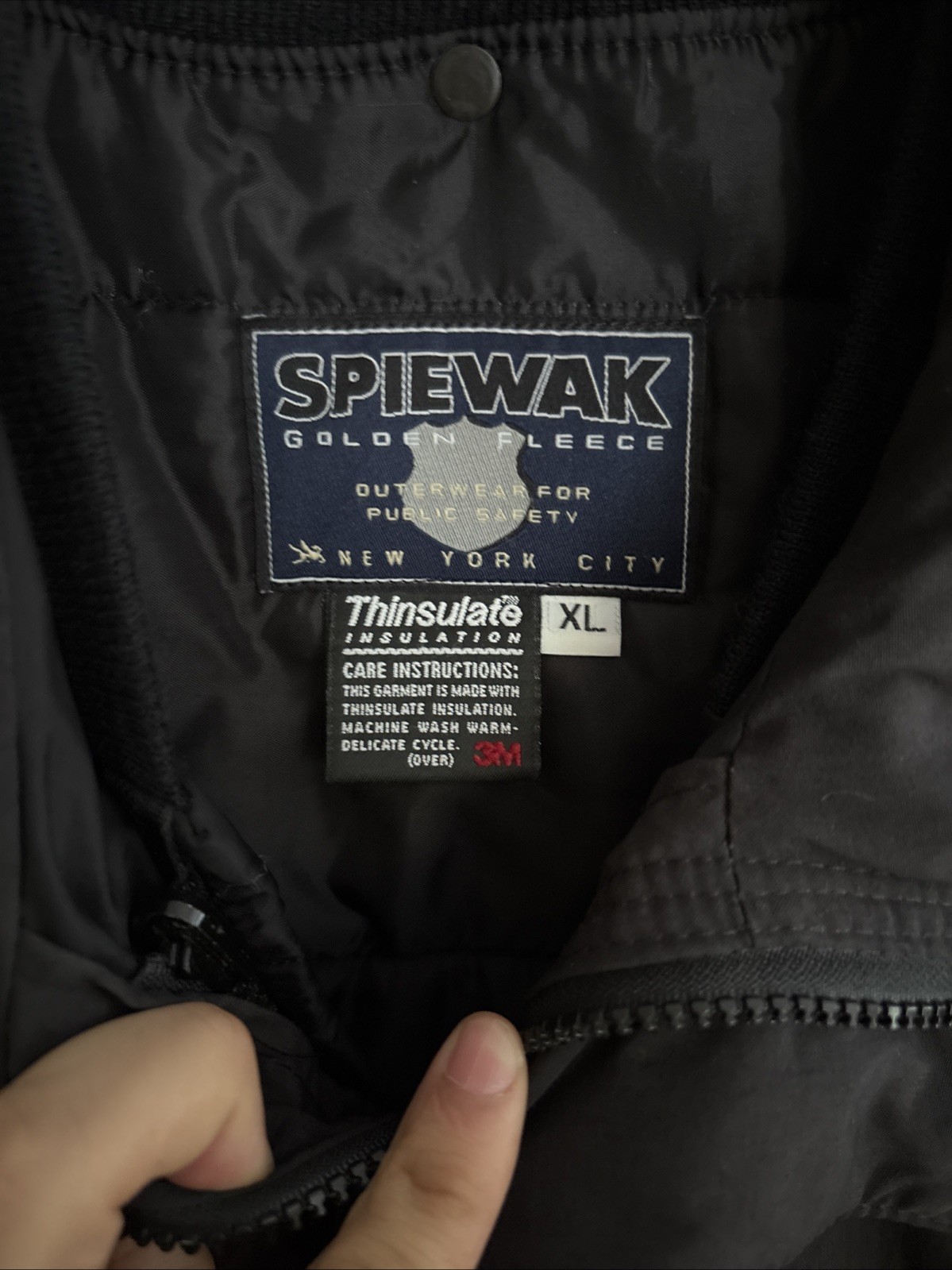 Spiewak Golden Fleece Jacket Mens XL Black WeatherTec… - Gem