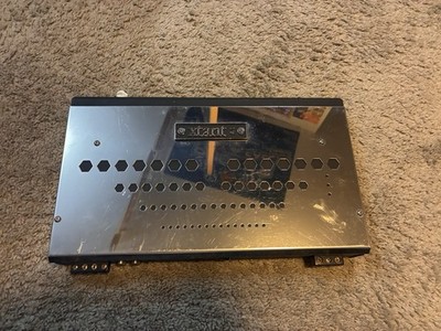 Xtant 6.1 Car Audio Amplifier Chrome Finish RCA Inputs Bass Boost Crossover 