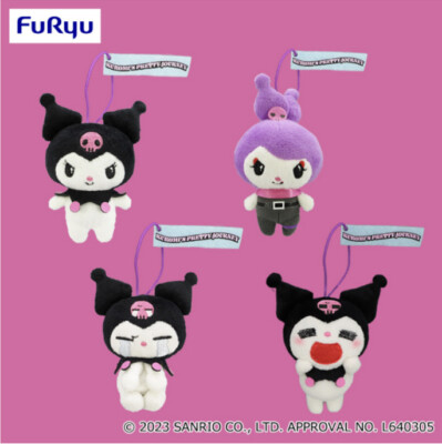 Kuromi ぬいぐるみ・マスコットセット Sanrio Kuromi Various Expressions Mascot Plush Set Of 4 Stuffed