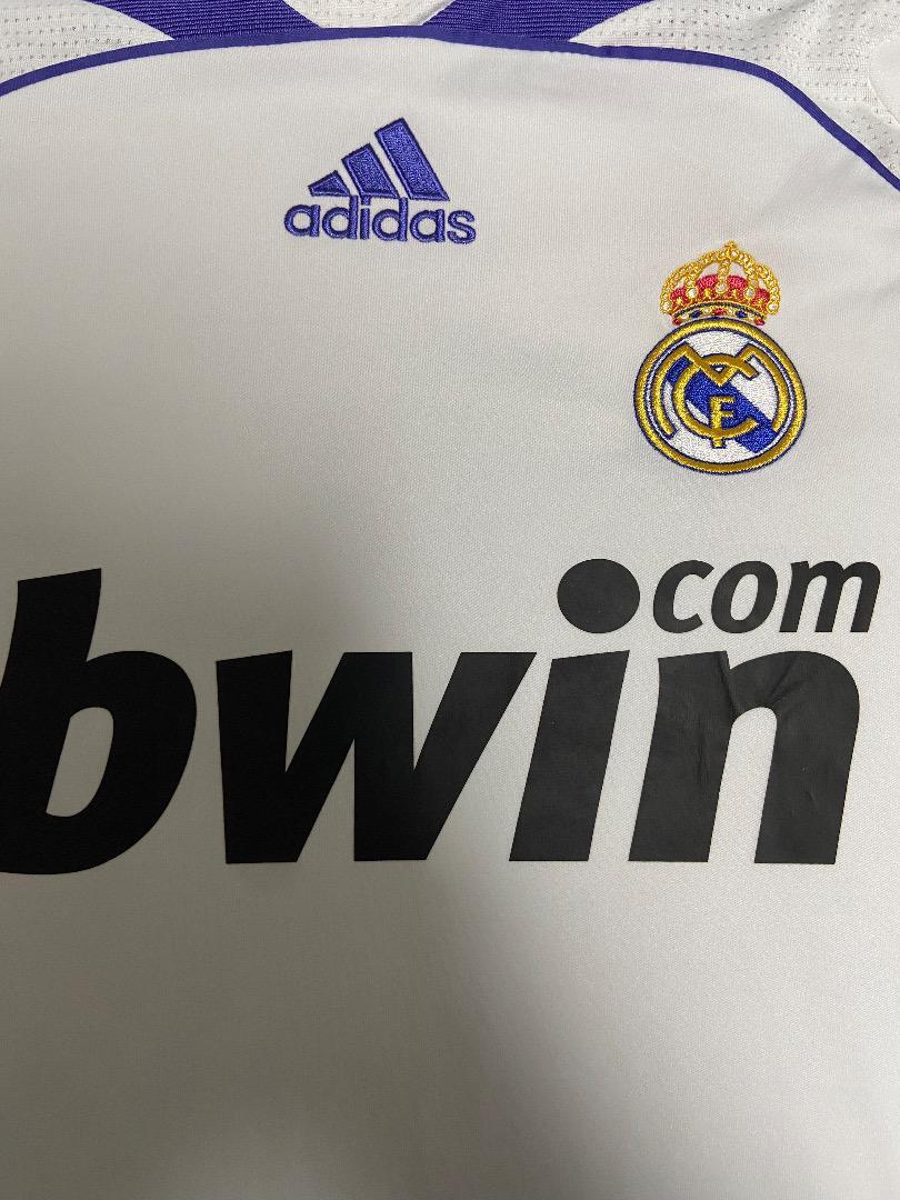 Vintage Raul Real Madrid 07/08 Home adidas Jersey Original