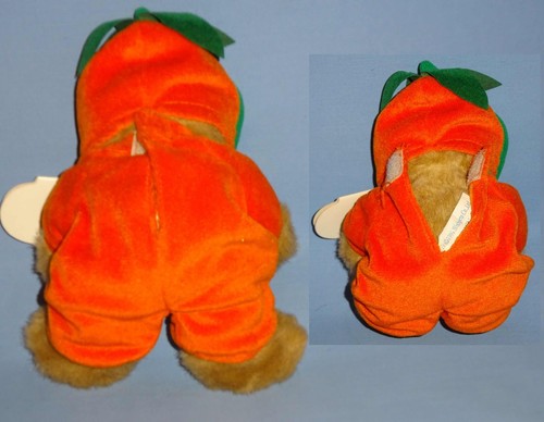 Thanksgiving-Pilgrim-Bears-boy/girl-12"-Wishets Lil' Pumpkin Bear-Plush Doll LOT - Picture 7 of 12