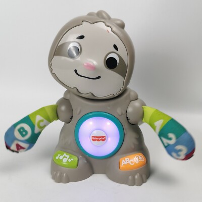  Fisher-Price Linkimals Smooth Moves Faultier - UK Englisch + Licht & Sound