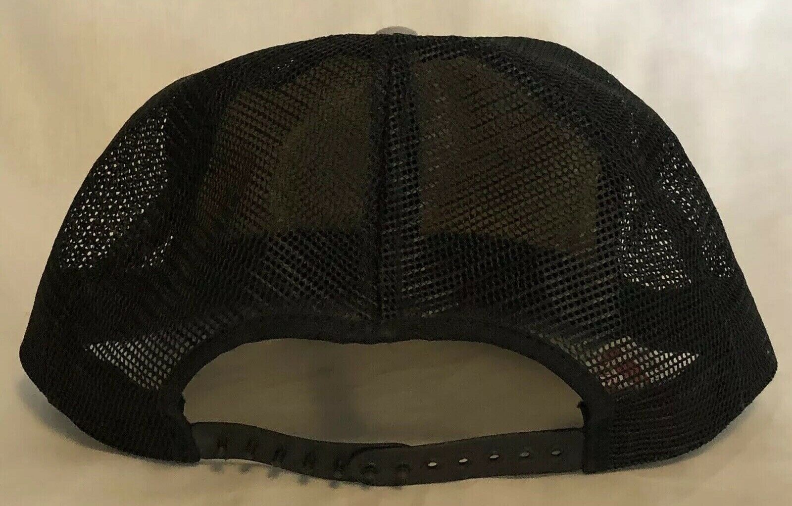 Moews Patch Mesh Snapback Gray Black Trucker Hat … - image 6