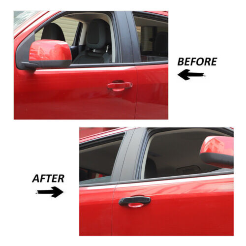 Cubiertas de puerta trasera ABS negro para manija de puerta de espejo superior negro Chevy Colorado/CANYON 15-22 - Imagen 3 de 13