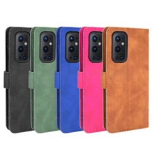 For OnePlus 9 / 9 Pro Shockproof Slim PU Leather Soft Hybrid Phone Case Cover