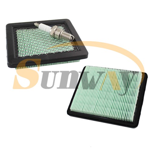 2× Air Filter & Spark plug for Honda IZY / HRX Mowers and GCV 135/160