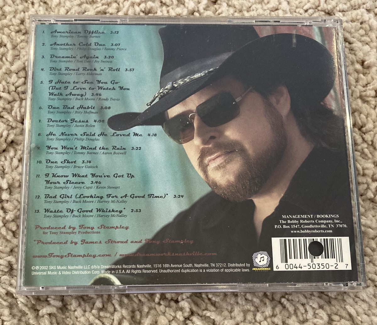 Tony Stampley Rebelution CD