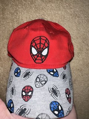 Spider-Man Marvel Comic Superhero Kids Red Blue Gray Baseball Ball Cap Hat