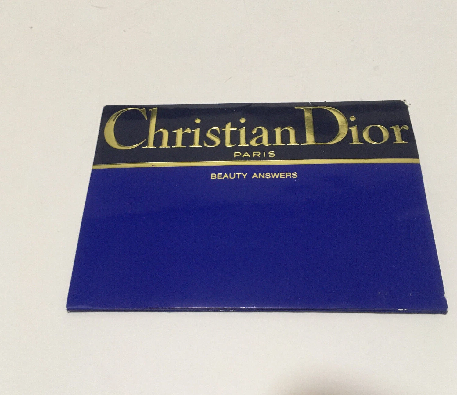 Ancien comptoir maquillage Christian Dior Paris réponses beauté annonce client 